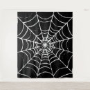 Search for spider webs art Black