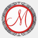 Search for red silver black stickers Damask