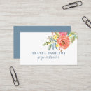 Search for watercolor flowers business cards Florist