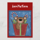 Search for teddy bear christmas invitations Whimsical