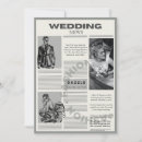 Search for vintage newspaper invitations Magazine