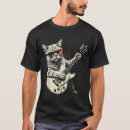 Search for cat playing guitar tshirts Rock n roll