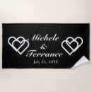 Search for bride and groom beach towels Script