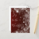Search for red snowflake postcards Winter season