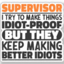 Search for funny employee stickers Boss