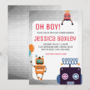Search for robot baby shower invitations Trendy