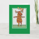 Search for moose christmas cards Green