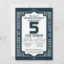 Search for blue high school reunion invitations Elegant