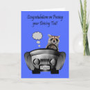 Search for passed driving test cards Cute