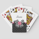 Search for chevron playing cards Girly