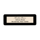 Search for wedding black and white return address labels Chic