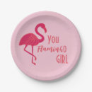 Search for pink flamingo plates Bright