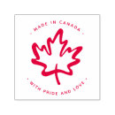 Search for maple leaves rubber stamps Red