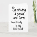 Search for special lady birthday cards Best friend