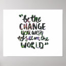 Search for change posters Typography