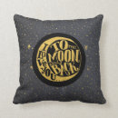 Search for moon and stars cushions Gold