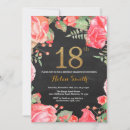 Search for elegant red and gold birthday invitations Adult birthday party