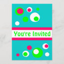 Search for open house birthday invitations Retro