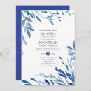 Search for indigo wedding invitations Navy