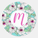 Search for floral white stickers Foliage