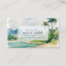 Search for house business cards Watercolor
