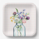 Search for mason jar plates Blush pink