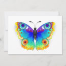 Search for rainbow butterfly invitations Colourful