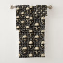 Search for skull bath towels Halloween
