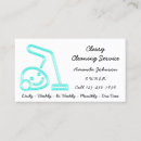 Search for vacuum cleaner business cards Maid