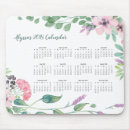 Search for flower calendars mousepads Cute