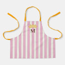 Search for monogram kid aprons Girly
