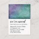 Search for change of address business cards New home