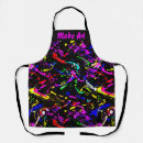 Search for paint splatter aprons Colourful