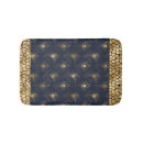 Search for navy blue gold bath mats Trendy