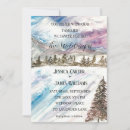 Search for blue tree wedding invitations Watercolor