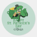 Search for irish cats stickers Lucky