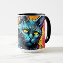 Search for cosmic cat mugs Blue