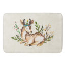 Search for deer bath mats Watercolor