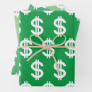 Search for dollar sign wrapping paper Money