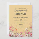 Search for brunch engagement party invitations Floral