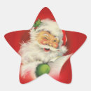 Search for vintage santa claus stickers Merry christmas