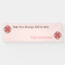 Search for breast cancer survivor banners Awareness