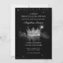 Search for princess crown baby shower invitations Elegant