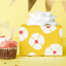 Search for gold flowers wrapping paper Yellow