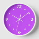 Search for purple neon clocks Simple