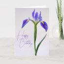 Search for purple iris flower birthday cards Garden