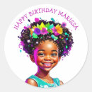 Search for african american girl birthday stickers Princess