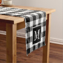 Search for black and white table runners Country farmhouse pattern