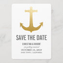 Search for nautical save the dates Gold