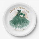Search for emerald green gold plates Butterfly